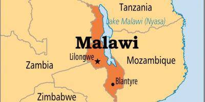 Zemljevid lilongwe Malavi