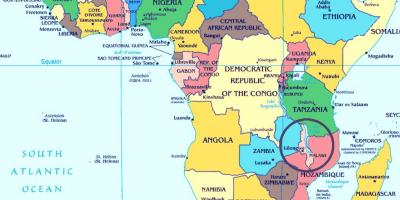 Malavi države v svetovni zemljevid